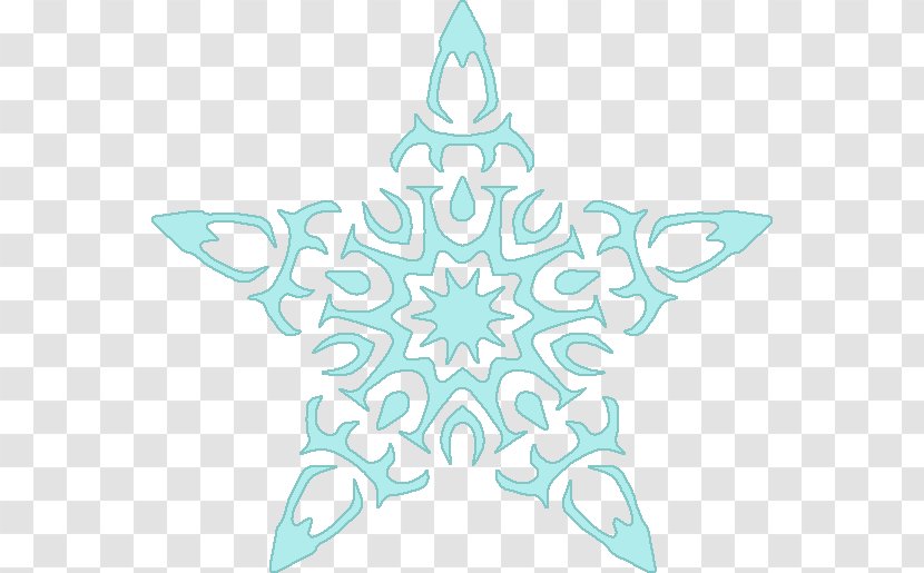 Symmetry Line Point Pattern - Beautiful Snowflake Transparent PNG