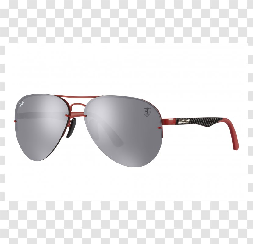 Aviator Sunglasses Ray-Ban Scuderia Ferrari RB3460M Transparent PNG