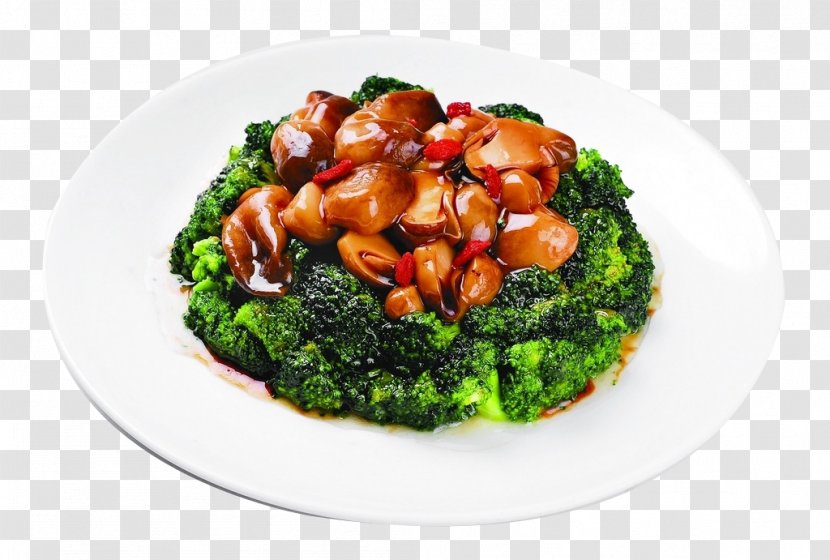 Broccoli Vegetarian Cuisine Cauliflower Vegetable Recipe - Dish Transparent PNG