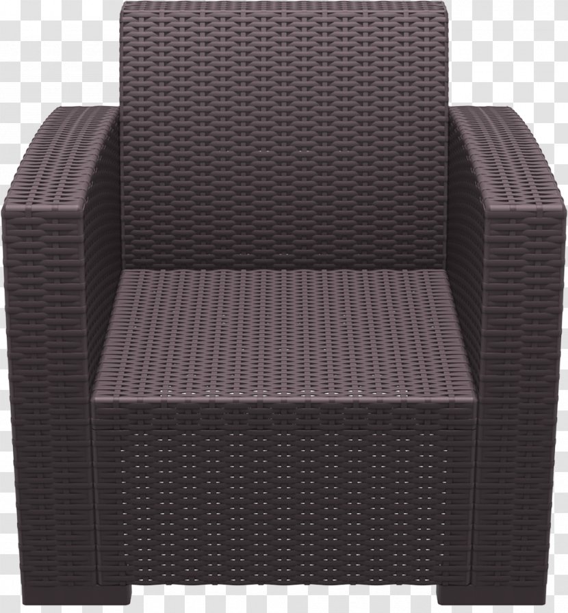 Table Furniture Wing Chair Club - Wicker - Armchair Transparent PNG