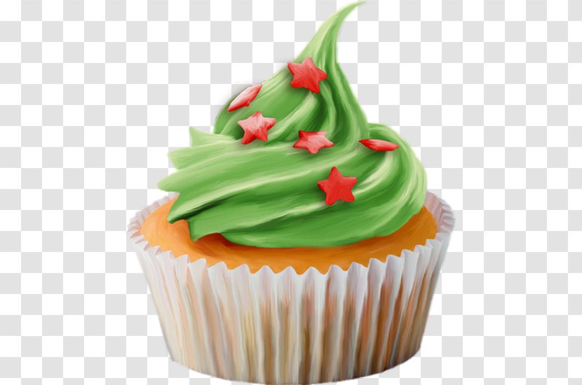 Cupcake Christmas Day American Muffins Cake Decorating - Cupcakes Transparent PNG