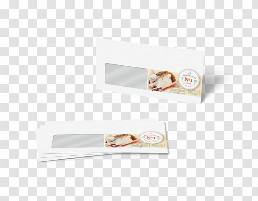 Envelope Voucher Industrial Design Christmas - Cream Transparent PNG