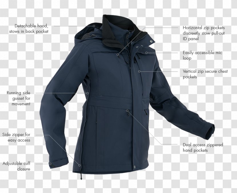 Jacket Hoodie Overcoat Clothing - Polar Fleece - Tactical With Hood Transparent PNG