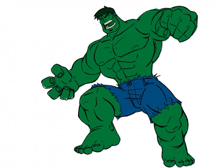 Hulk Clint Barton Thunderbolt Ross Coloring Book Superhero - Fictional Character Transparent PNG
