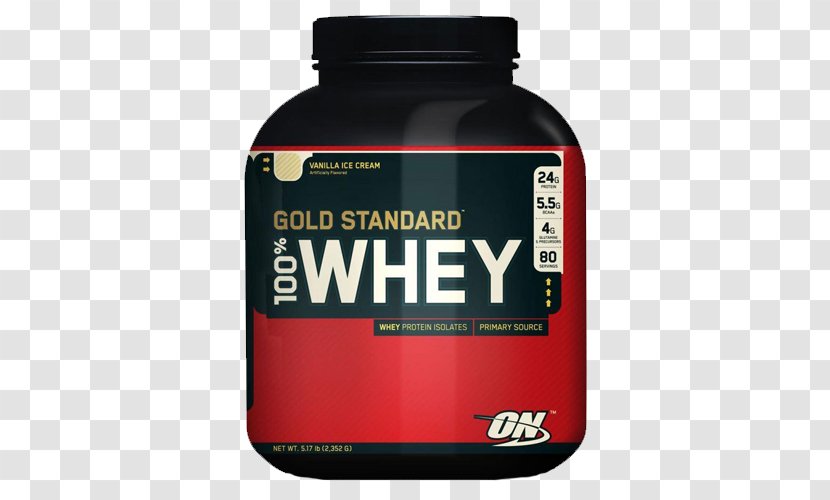 Dietary Supplement Optimum Nutrition Gold Standard 100% Whey Protein Bodybuilding Transparent PNG