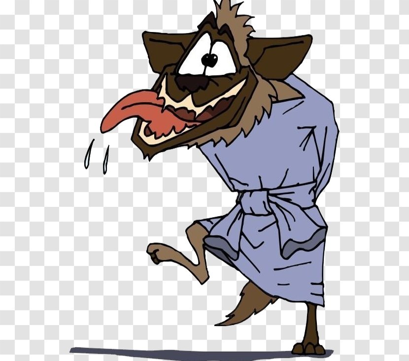 Dog Tongue Cartoon - Animation - Greedy Wolf Transparent PNG