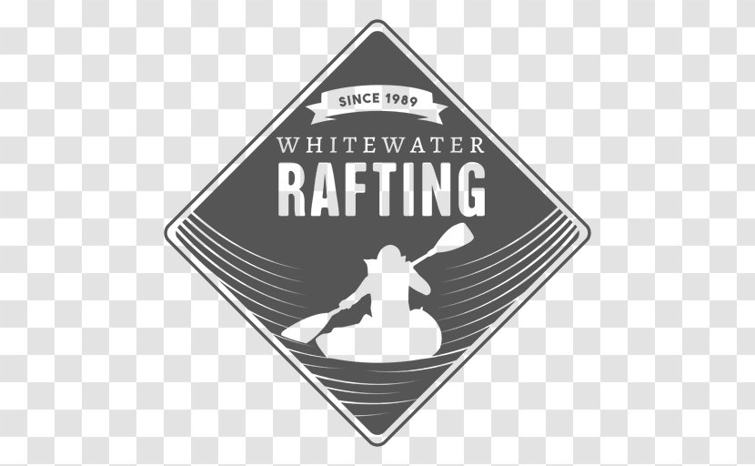 Rafting Logo Whitewater Paddle - Vexel - Raft Transparent PNG