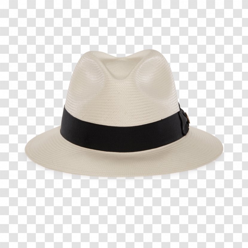 Fedora Panama Hat Straw Trilby - Block - Red White Transparent PNG