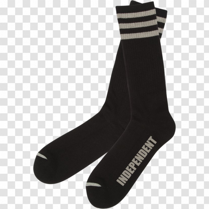 Sock Shoe Black M Transparent PNG