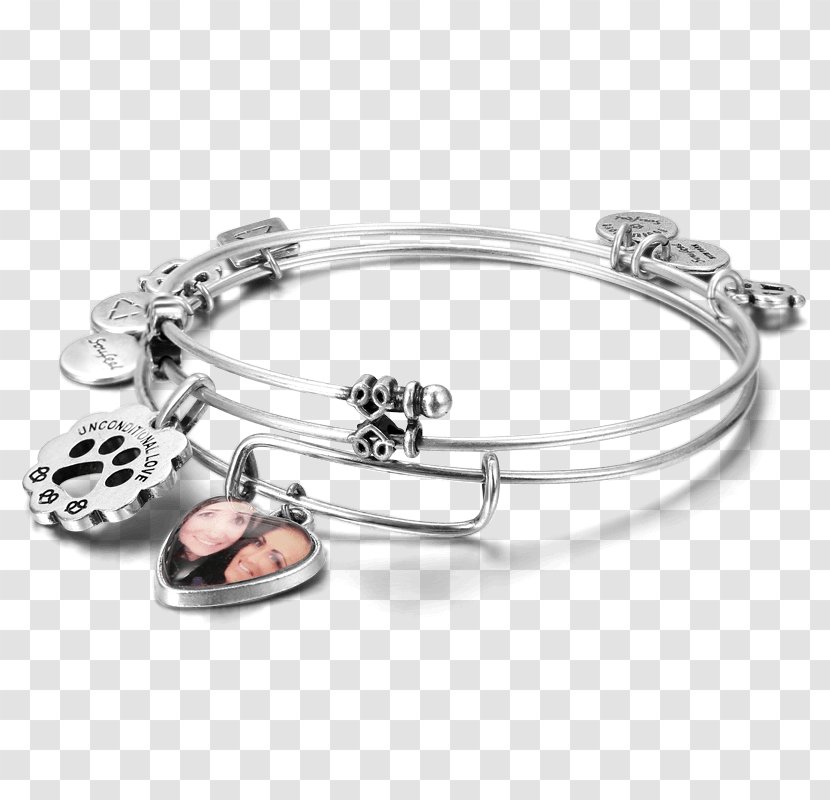 Charm Bracelet Bangle Jewellery Fashion - Heart Transparent PNG