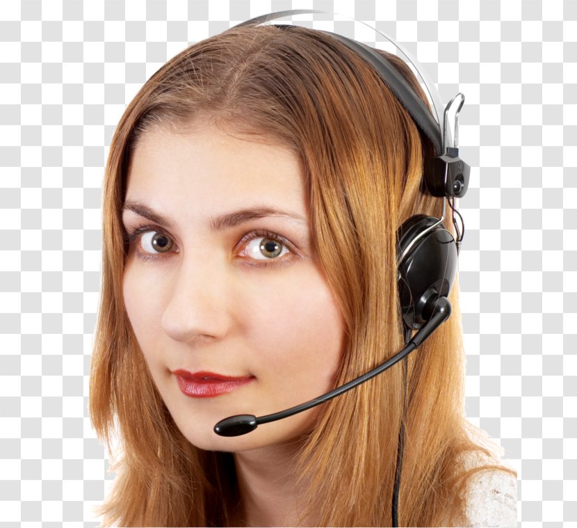 Microphone Customer Service Headphones Business - Chin - Sales Rep Transparent PNG