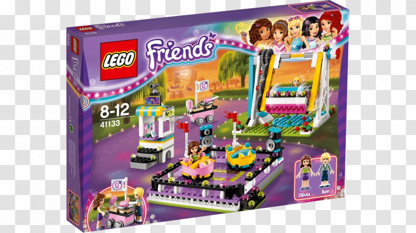 LEGO 41133 Friends Amusement Park Bumper Cars American International Toy Fair - Toys R Us Transparent PNG
