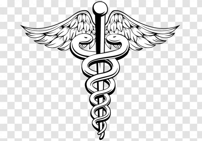 Staff Of Hermes Caduceus As A Symbol Medicine Rod Asclepius - Doctor Transparent PNG