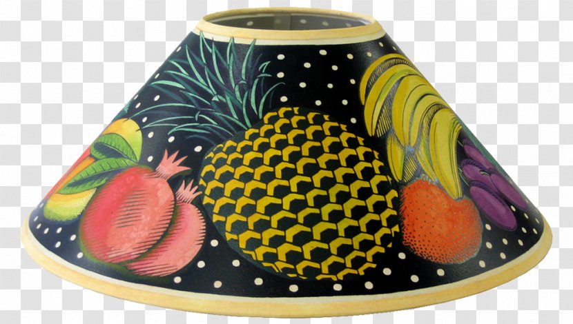 Lamp Shades Tropical Fruit Pink Tropics Blue - Yellow - Hand Painted Fruits Transparent PNG
