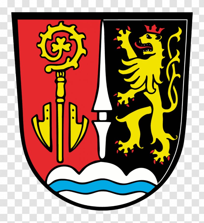 Neuburg-Schrobenhausen Trimount Coat Of Arms Gepaald Lion - Cartoon - StemA Transparent PNG