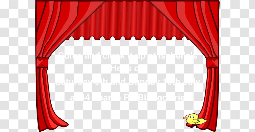 Theater Drapes And Stage Curtains Clip Art - Text - Address Cliparts Transparent PNG