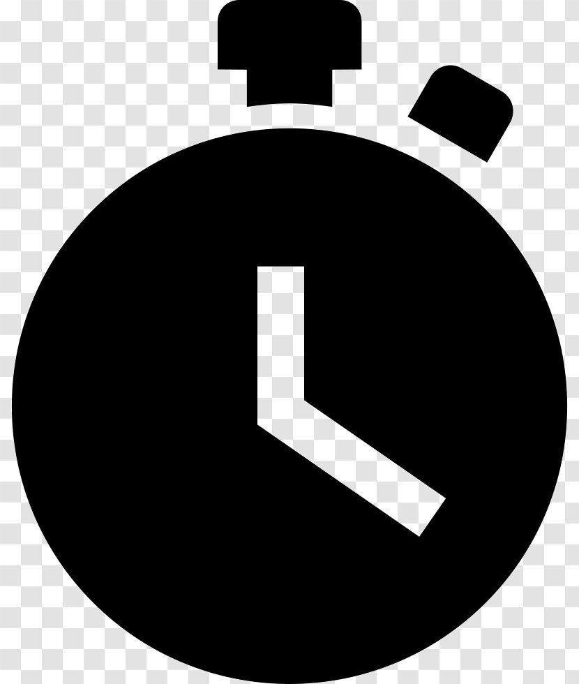 Timer Tool Download - Black And White - Logo Transparent PNG