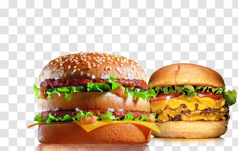 Hamburger Veggie Burger Cheeseburger McDonald's Big Mac Fast Food - King Transparent PNG