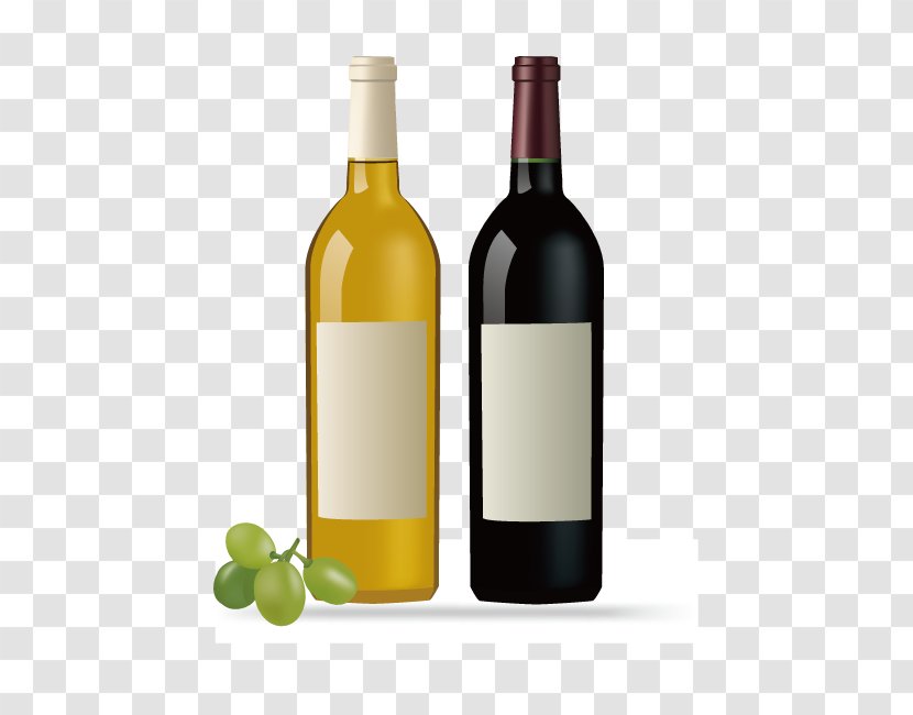 Red Wine Common Grape Vine - Drink - Vector White And Transparent PNG