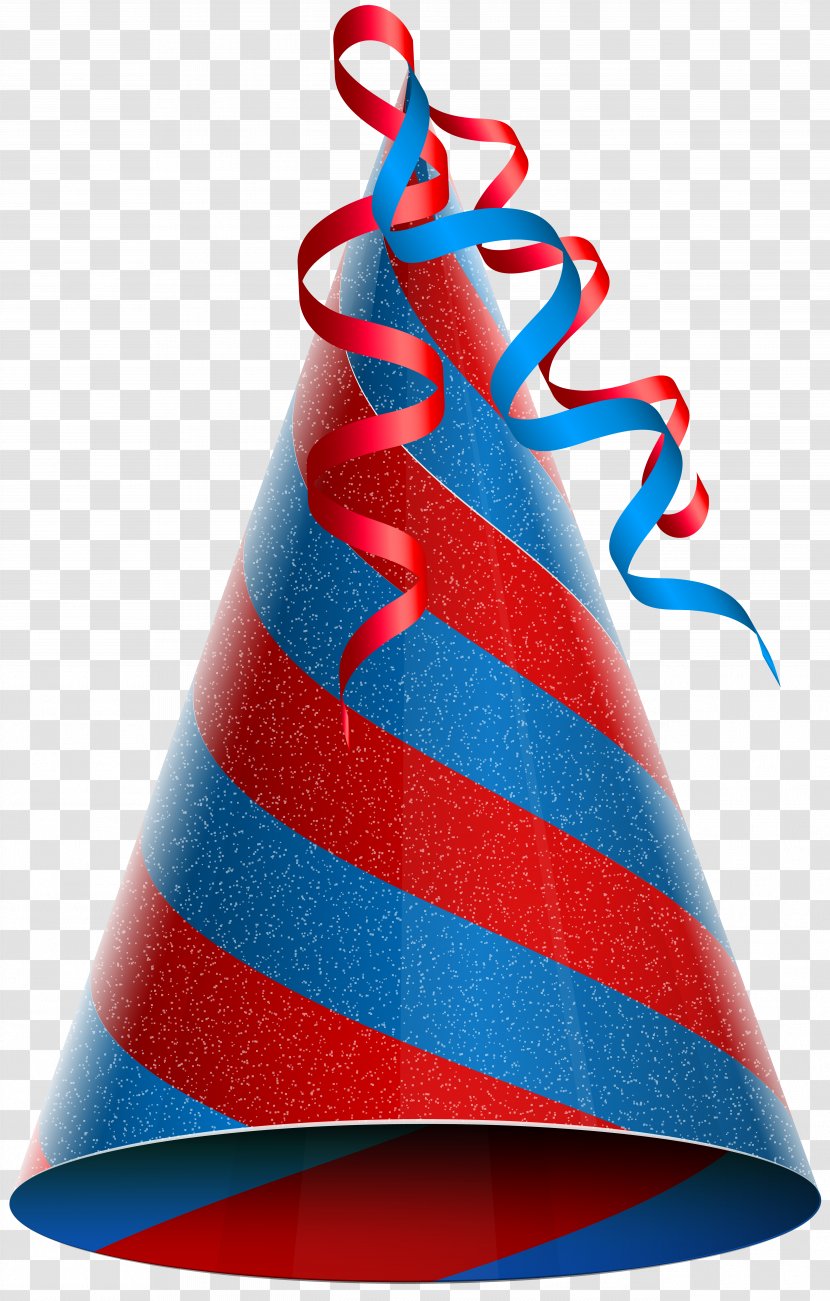 Party Hat Birthday Clip Art - Anniversary - Red Blue Image Transparent PNG