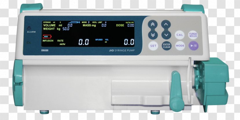 Medical Equipment Infusion Pump Device Intensive Care Unit Medicine - Syringe Transparent PNG
