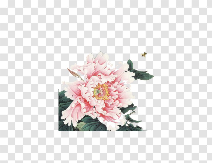 Paint By Number Chinese Painting Peony Art Transparent PNG