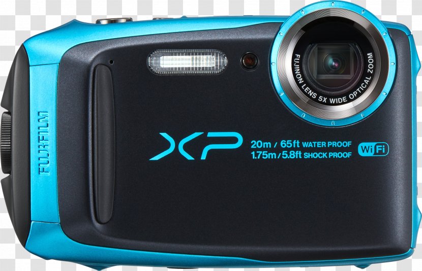 Fujifilm FinePix XP120 Digital Camera (Sky Blue) Point-and-shoot 16.4 MP Compact - Finepix - 1080pYellowCamera Transparent PNG