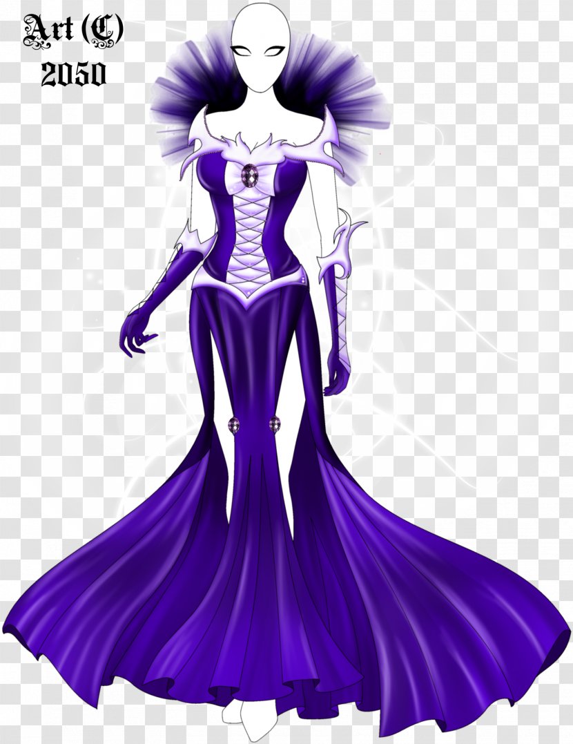 Gown Costume Clothing Dress - Silhouette - Design Transparent PNG