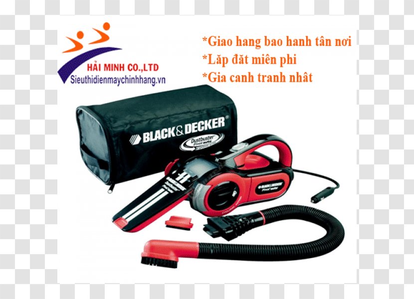 Car Black & Decker DustBuster Pivot PAV1205 Vacuum Cleaner Van - Tool - Dark Hut Transparent PNG