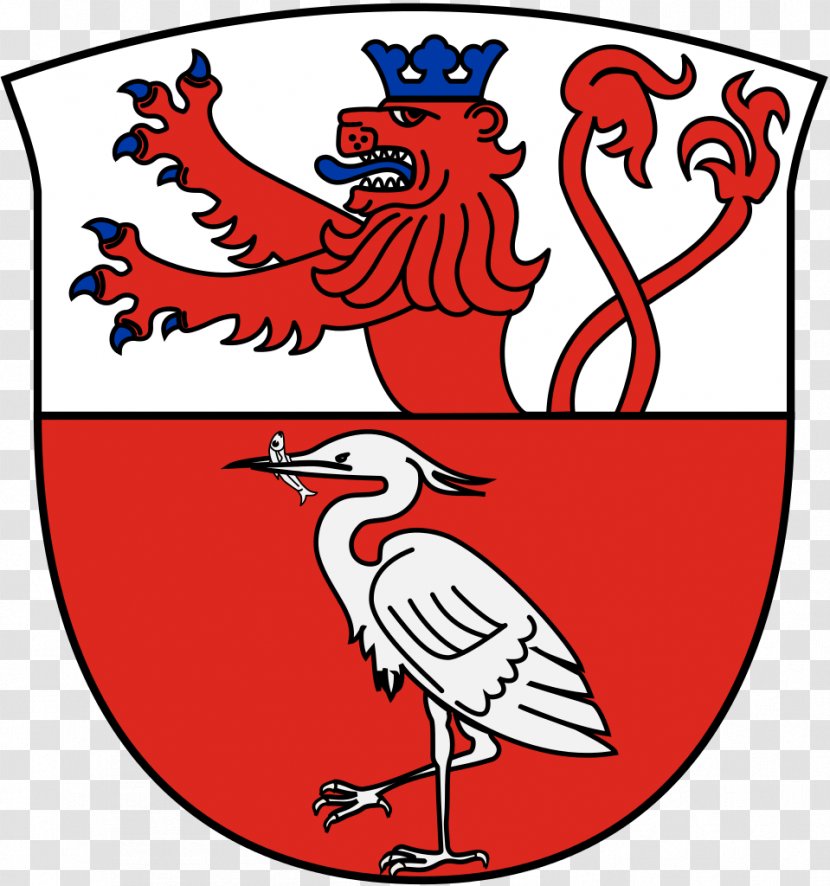 Leichlingen Coat Of Arms Wappen Im Rheinisch-Bergischen Kreis BAV Bergischer Abfallwirtschaftsverband Escut D'armes Del Districte De Rhein-Berg - Bird - Black And White Transparent PNG