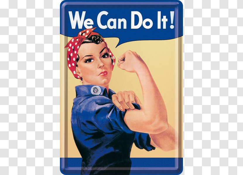 We Can Do It! Second World War United States Rosie The Riveter Effort - It Transparent PNG
