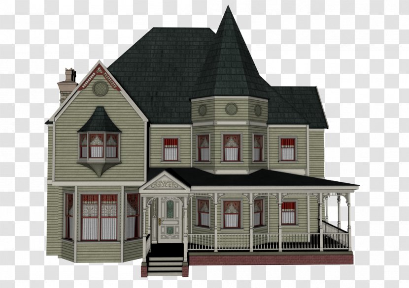 Victorian House Architecture Royalty-free Transparent PNG