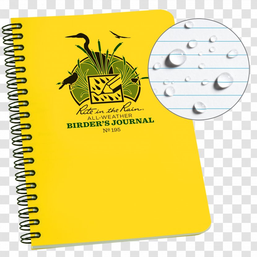 The Birder's Journal Paper Notebook Birdwatching Transparent PNG