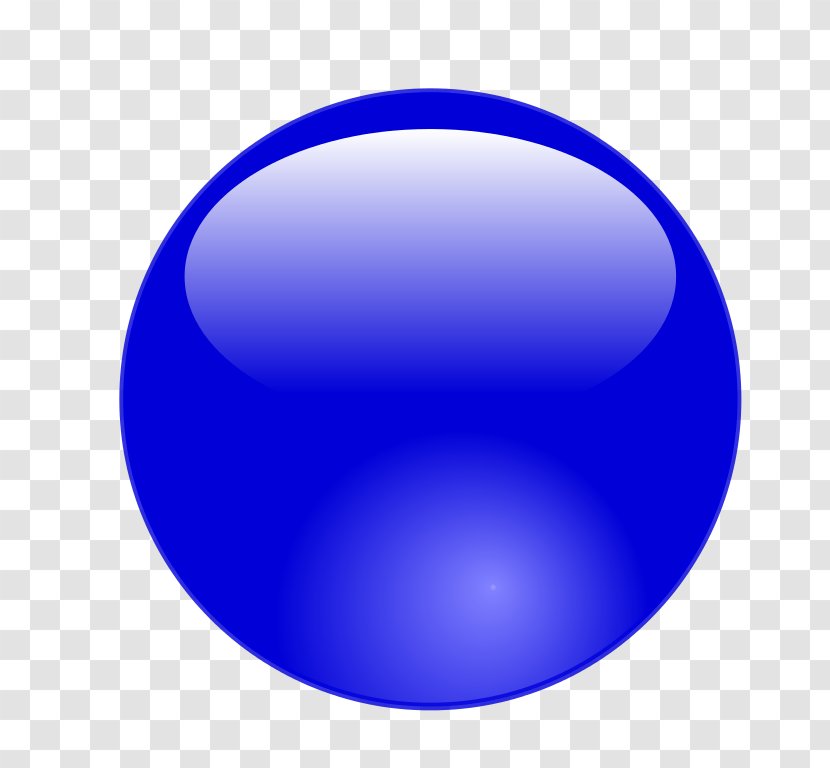 Sphere Font - Blue - Square Number Transparent PNG