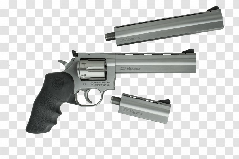 Dan Wesson Firearms .357 Magnum Revolver CZ-USA - Gun Barrel - Handgun Transparent PNG