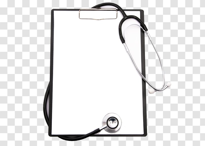 Stethoscope Product Design Line - Service - Doctor Clipboard Transparent PNG
