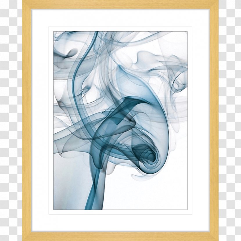 Modern Art Drawing Painting Abstract - Watercolor - Blue Poster Transparent PNG