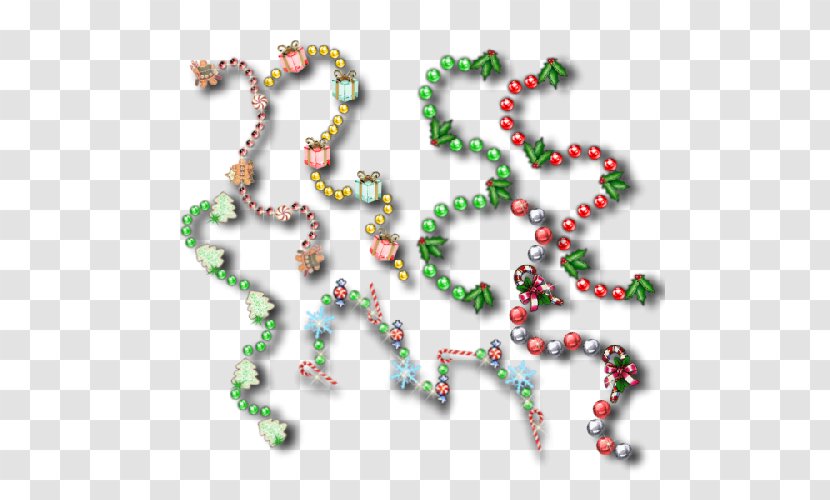 Bead Body Jewellery Clothing Accessories Christmas Day - Chrisstmas Ribbon Transparent PNG