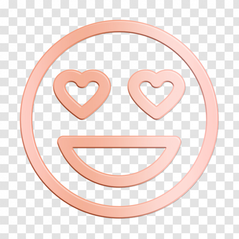 In Love Icon Emoji Icon Smiley And People Icon Transparent PNG
