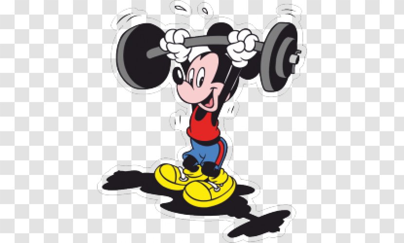 Mickey Mouse Minnie Animated Cartoon The Walt Disney Company - Olympic Weightlifting Transparent PNG