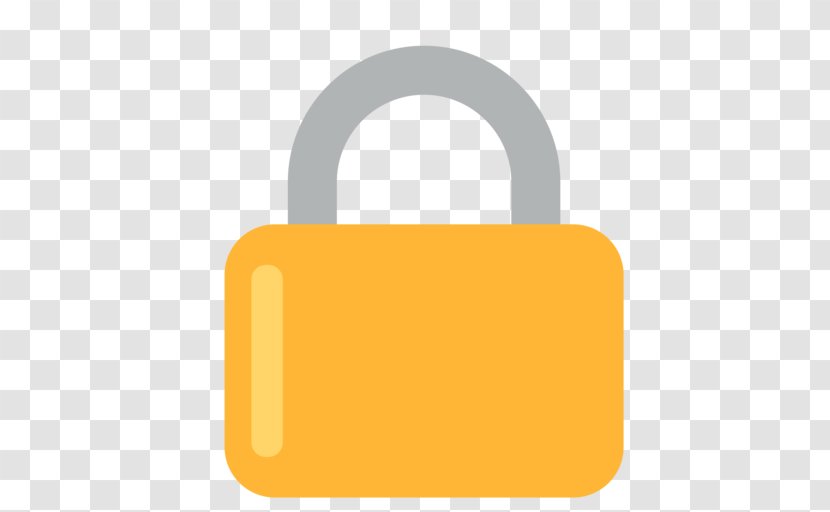 Emoji Lock Troy Text Messaging SMS - Orange Transparent PNG