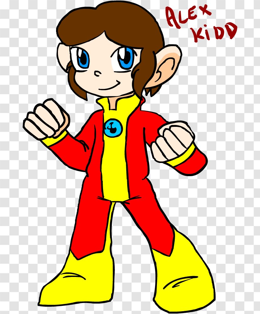 Clip Art Human Behavior Toddler Cartoon Product - Alex Kidd Transparent PNG