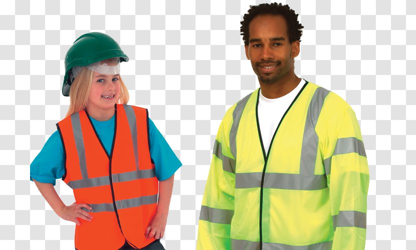 High-visibility Clothing Workwear Personal Protective Equipment Waistcoat - Vis A Transparent PNG