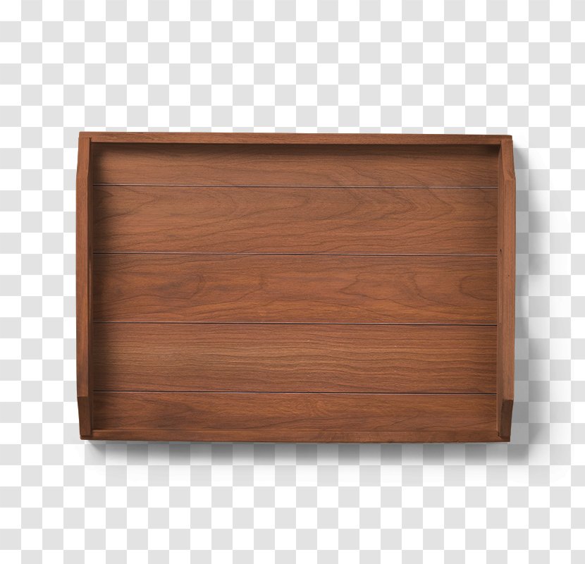 Wood Stain Varnish Drawer Rectangle - Wooden Hotel Serving Tray Transparent PNG