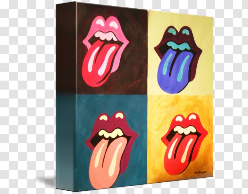 Pop Art The Rolling Stones Painting Imagekind - Color Fine Brushwork Transparent PNG