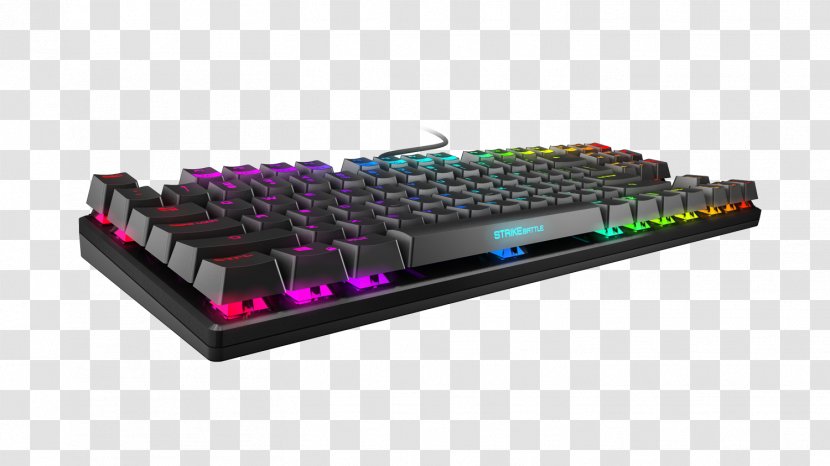 Computer Keyboard Gaming Keypad QWERTY Electrical Switches Cherry - Peripheral Transparent PNG