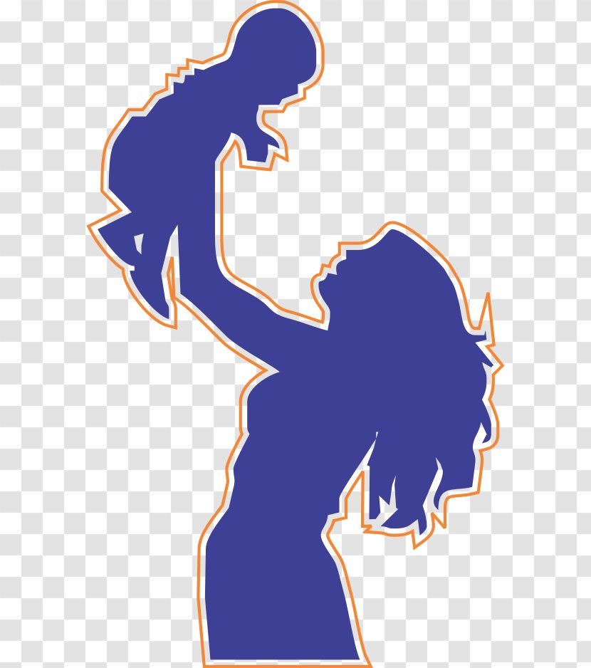 Clip Art Mother Child Image Silhouette - Baby Mama Transparent PNG
