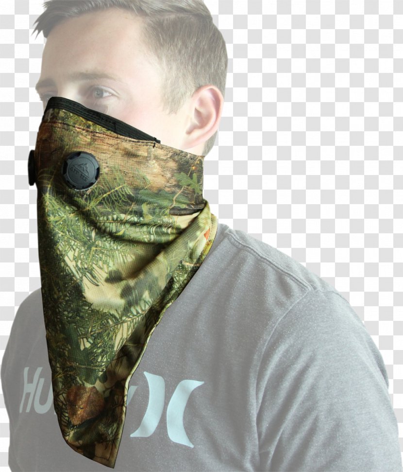 Dust Mask Respirator Kerchief Headgear - Neck Transparent PNG