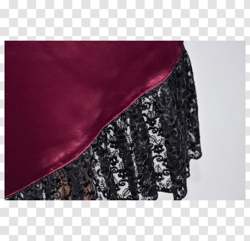 Velvet Skirt Waist Lace Magenta - Costum Transparent PNG