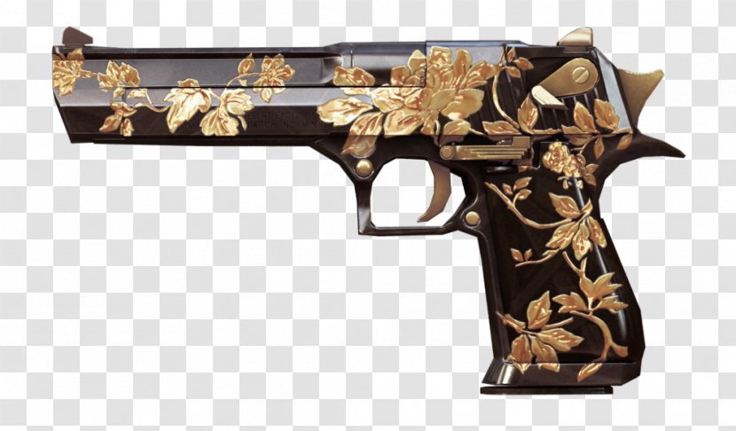 Gun CrossFire Firearm Pistol IMI Desert Eagle - Watercolor - Weapon Transparent PNG